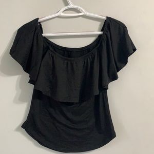 Off the shoulder crop top